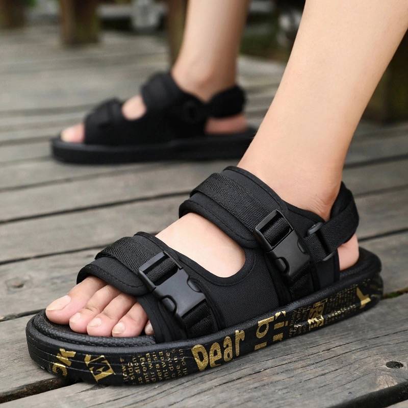 Giày Sandal Chống Trượt Thời Trang Mùa Hè Hàn Quốc Dành Cho Bé Trai 7 8 9 10 11 12 13 14 15 Tuổi