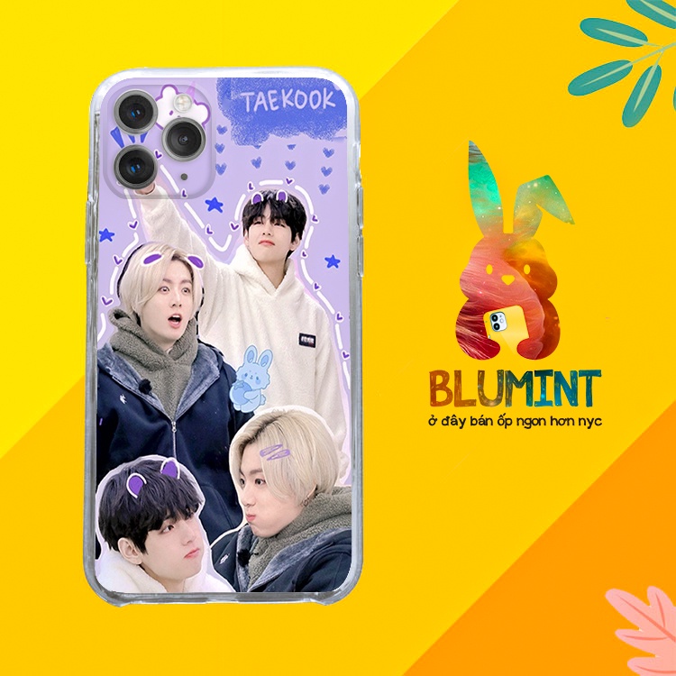 Ốp ip IDOL KPOP Taekook cutie cho Iphone 6 đến 13 promax  BLUGDR0115