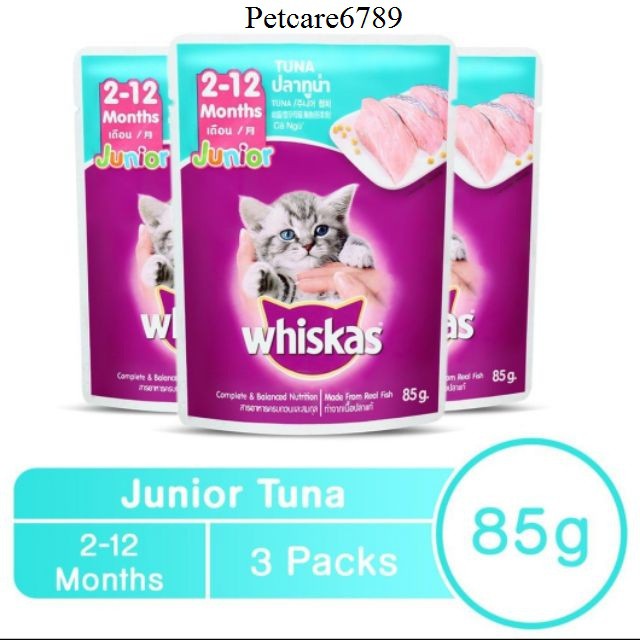 Pate mèo con Whiskas junior 80g