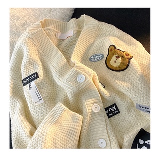 Cardigan len gấu dễ thương - hàng order