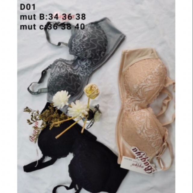 (D01siêu phẩm ôm ngực mới) áo lót big size hàng chuẩn thái ko mút ôm ngực bự