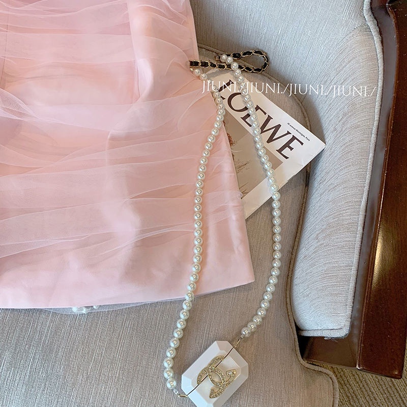 Đầm Lưới Hai Dây Màu Hồng Quyến Rũ Thời Trang Mùa Hè Hàng Mới Dành Cho Bạn Nữ