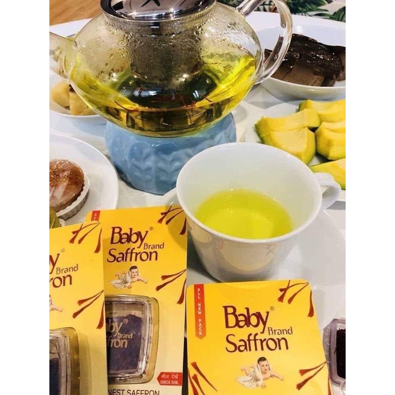 Saffron, nhuỵ hoa nghệ tây BABY SAFFRON Ấn Độ nhập khẩu CHÍNH HÃNG, combo 5gr | BigBuy360 - bigbuy360.vn