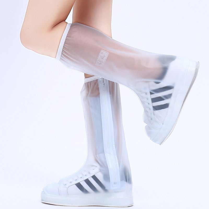 BỐT đi mưa bảo vệ giày di động cao cổ, chống thấm ,đế cao su chống trơn trượt, ủng bọc giày chống thấm di động