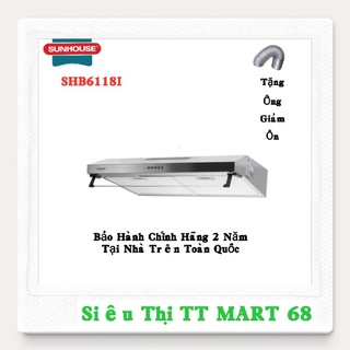 Máy Khử Mùi INOX SUNHOUSE SHB6118I