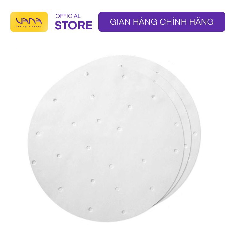 GIẤY NẾN ĐỤC LỖ (ĐỦ SIZE) DÙNG LÓT XỬNG HẤP BÁNH BAO, LÓT NỒI