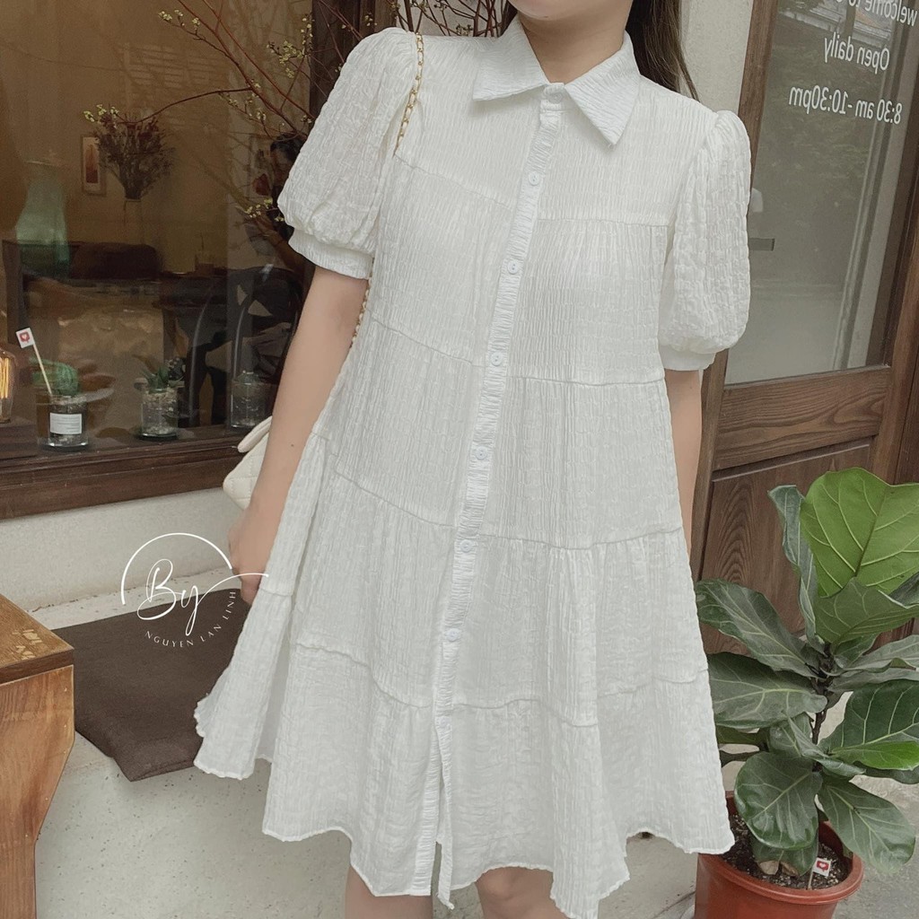 Đầm midi nữ, đầm xòe nữ đẹp, phong cách thời trang, trẻ trung, hàng chuẩn đẹp bán shop, phom dưới 54kg | BigBuy360 - bigbuy360.vn