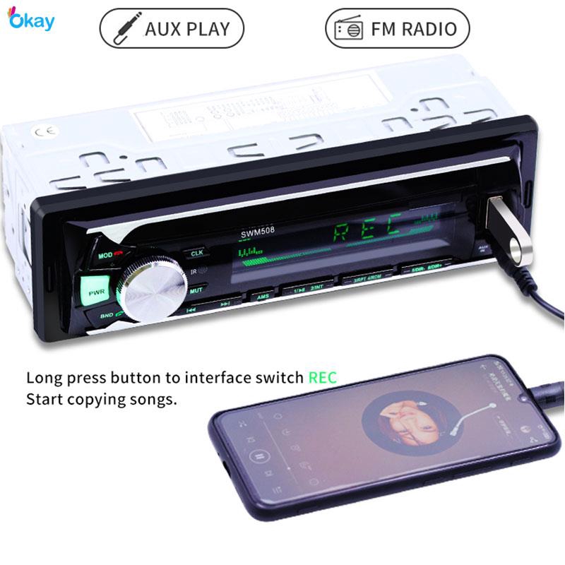 Máy Nghe Nhạc Mp3 Trên Xe Hơi Tích Hợp Đài Fm / Máy Nghe Nhạc Mp3 / Radio Cổng Usb Stereo