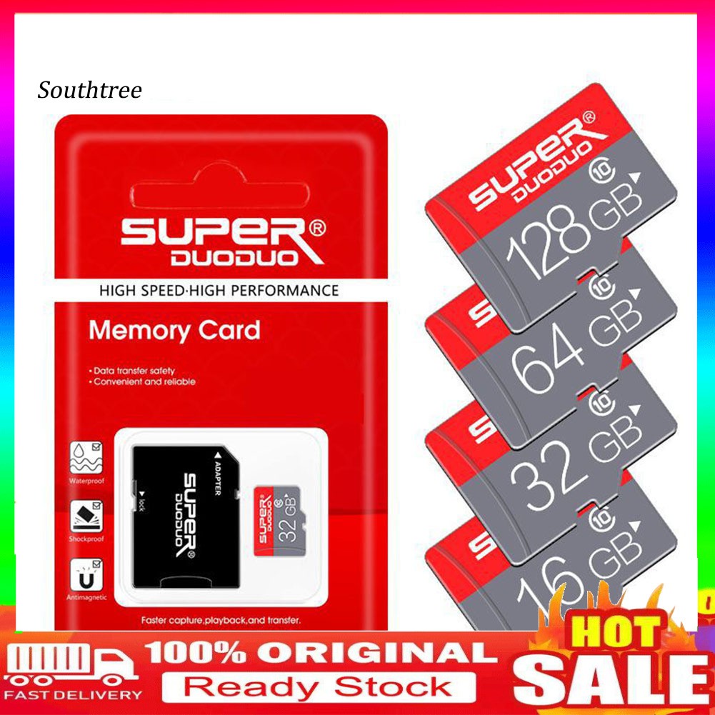 Thẻ Nhớ Micro Sd Tốc Độ Cao C10 Tf / Micro Sd Tiện Dụng Cho Camera / Xe Hơi