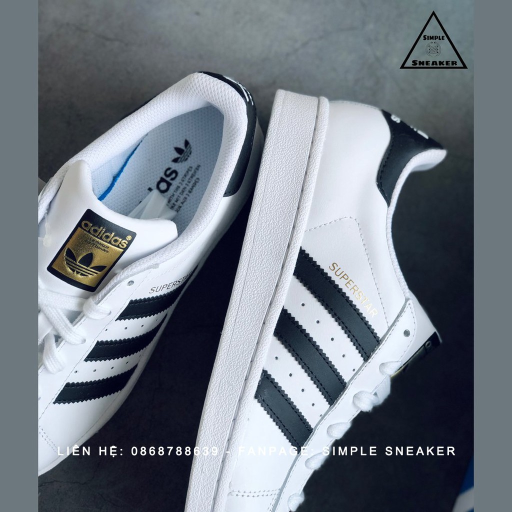 Giày Super Star 🔥FREESHIP🔥 Adidas Superstar Chính Hãng -Giày Adidas Superstar OG Tem Vàng Chuẩn Auth [FV3284]