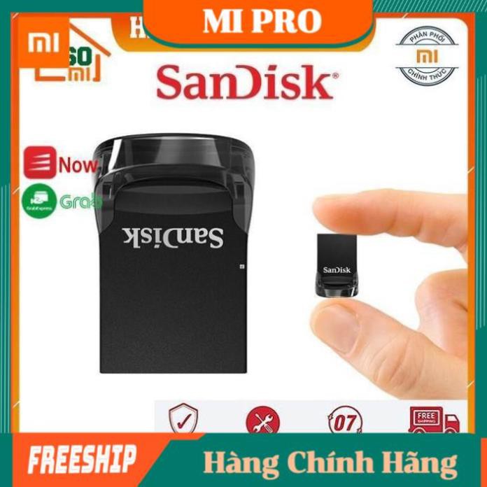 [ Chính Hãng] USB 3.1 SanDisk CZ430 16Gb/ 32Gb/ 64Gb/ 128Gb Ultra Fit Flash Drive tốc độ upto 130MB/s | BigBuy360 - bigbuy360.vn