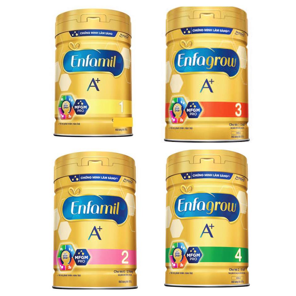 Sữa bột Enfa A+ Đủ Số 1-2-3-4 900g ( DATE MỚI NHẤT )