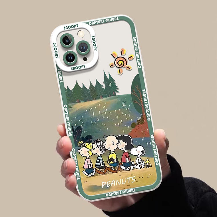 Ốp Điện Thoại Silicon TPU Mềm Trong Suốt In Họa Tiết Dễ Thương Cho IPhone 12 13 Pro 6 6S 7 8 Plus X XS XR 11 Pro Max