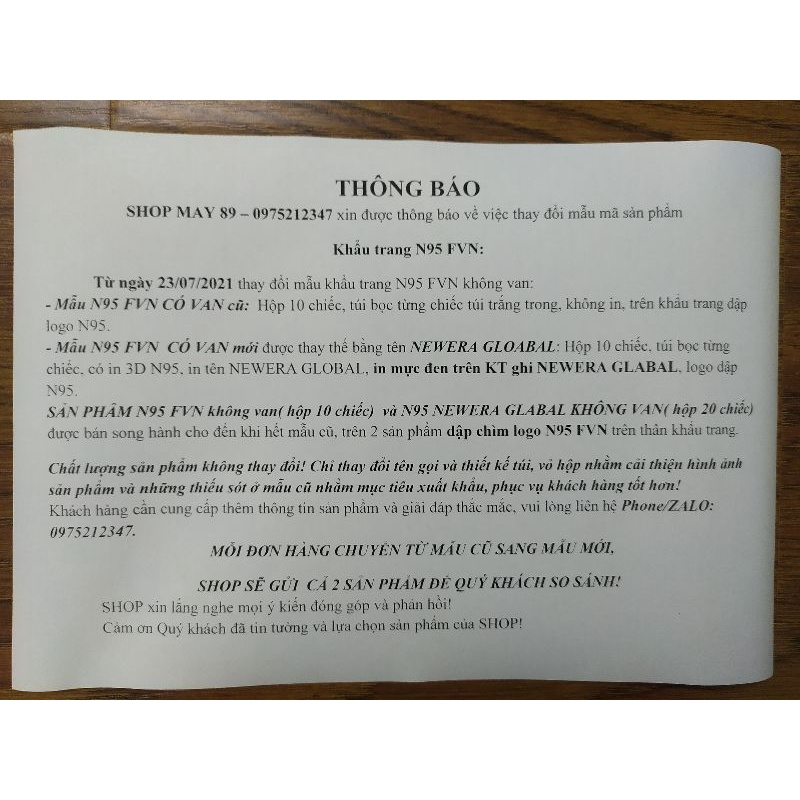 Khẩu trang N95 FVN - 5 lớp ( 2 lớp vải + 2 lớp giấy kháng khuẩn + 1 lớp bông tĩnh điện ) | BigBuy360 - bigbuy360.vn