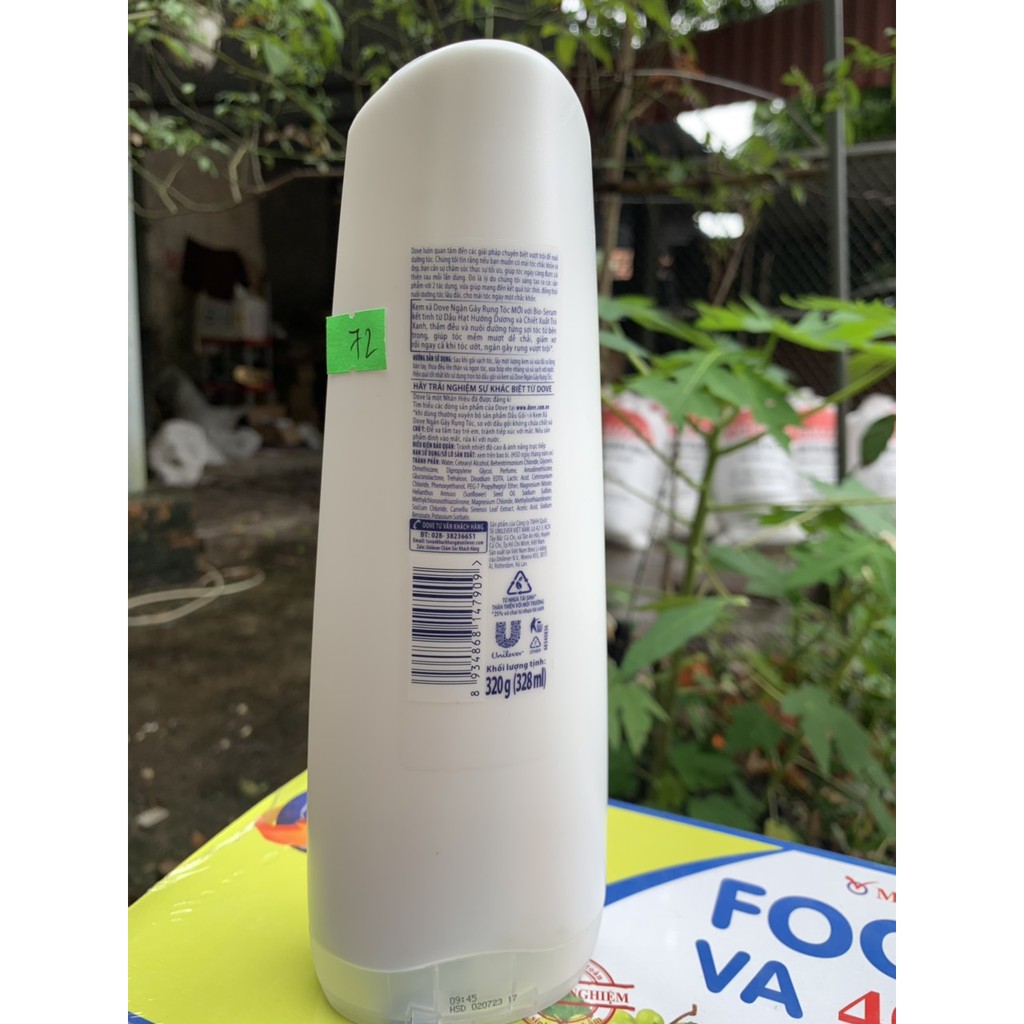 KEM XẢ DOVE NGĂN RỤNG TÓC 328ML