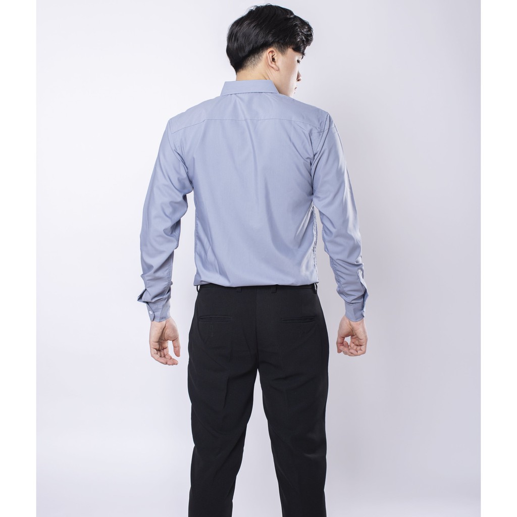 Áo sơ mi nam tay dài LADOS - 8027 chất vải mềm mịn thoải mái - Áo sơ mi công sở tiêu chuẩn | BigBuy360 - bigbuy360.vn
