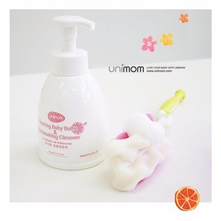 Nước rửa bình sữa, núm ty dạng bọt Unimom (Hàn Quốc) 500ml UM871173