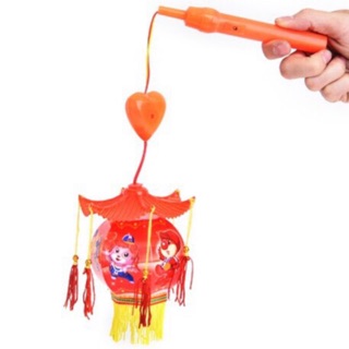 Lồng Đèn Trung Thu  Đình 1 Mái Có Nhạc Đèn