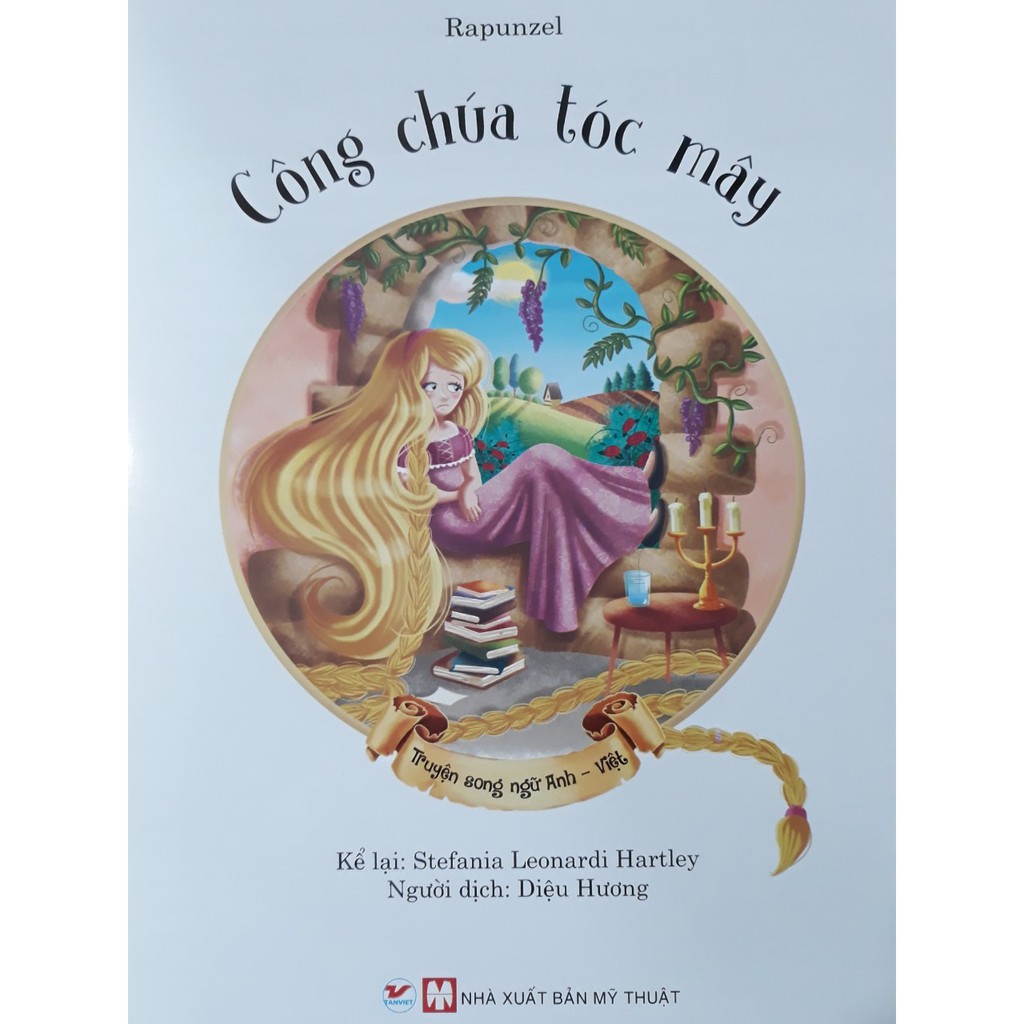 Sách - Truyện Song Ngữ Anh - Việt: Công Chúa Tóc Mây