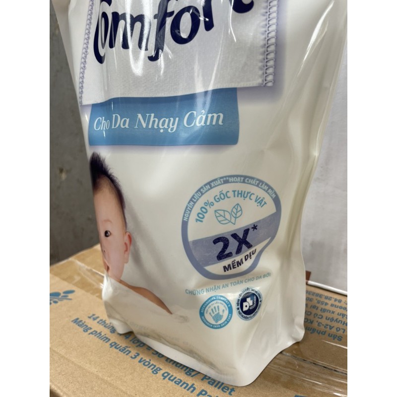 Túi Nước Xả Vải Comfort Cho Da Nhạy Cảm 1,8L (Mầu Trắng)