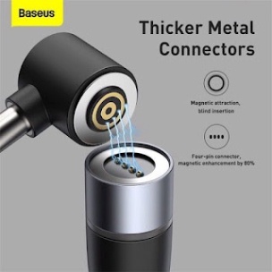 Cáp sạc nam châm 100W cho Laptop Baseus Zinc Magnetic Series Type C to DC
