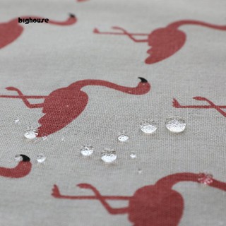 Khăn trải bàn canvas hồng hạc