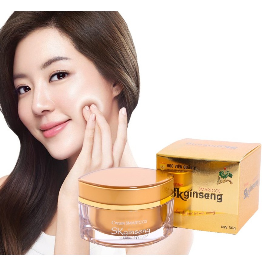 Kem sâm Cream Smartcos Skginseng dưỡng da trắng sáng Học viện quân y Việt nam (30g)