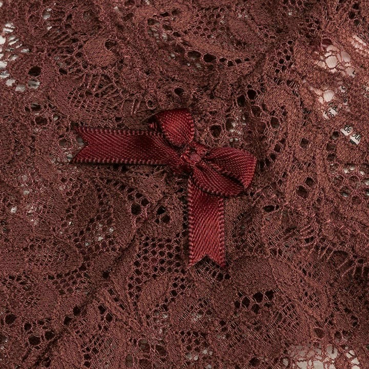 Quần Lót Nữ Ren Đẹp lọt khe chữ V đính nơ nhỏ họa tiết điệu đà quyến rũ mẫu A55