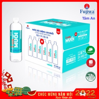 1 Thùng nước muối công nghệ Nhật Bản - Nước súc miệng ion Muối Hương biển 680ml – Thùng 20 chai