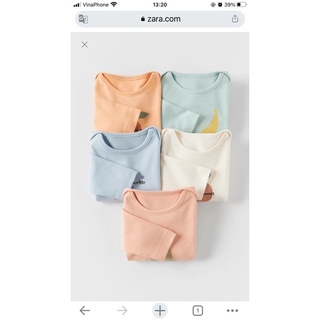 [Chọn Mẫu][0-3M] Bodysuit/Bodychip cho bé sơ sinh ZARA