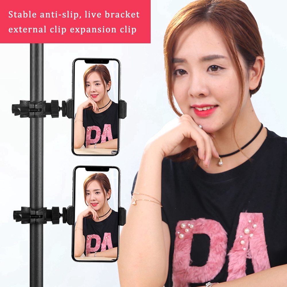 Kẹp bằng hợp kim nhôm màu đen có thể điều chỉnh dùng để lắp cho xe đạp gậy selfie | BigBuy360 - bigbuy360.vn