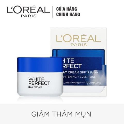 Kem dưỡng trắng da vitamin L’Oreal Paris White Perfect ban ngày SPF17 PA++ 50ml (Kem ngày)