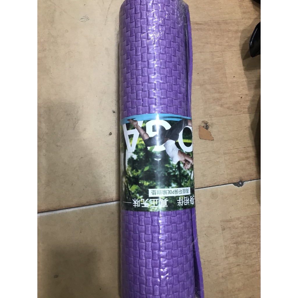 THẢM TẬP YOGA TPE 2 LỚP 6MM KHÔNG TÚI CAO CẤP