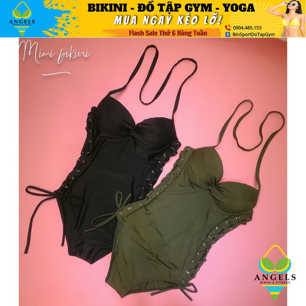 Bikini Body Đan Eo, Bộ Đồ Bơi Một Mảnh ,Màu Đen, Đỏ, Rêu,Sexy Mặc Đi Biển BHV013 [ Giá Sỉ ] | BigBuy360 - bigbuy360.vn