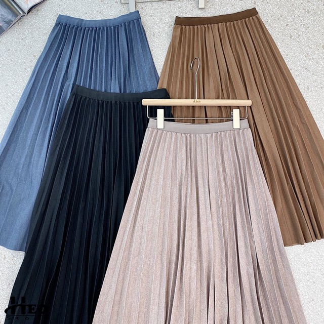 CHÂN VÁY XẾP LY CẠP CHUN DÁNG DÀI | BigBuy360 - bigbuy360.vn