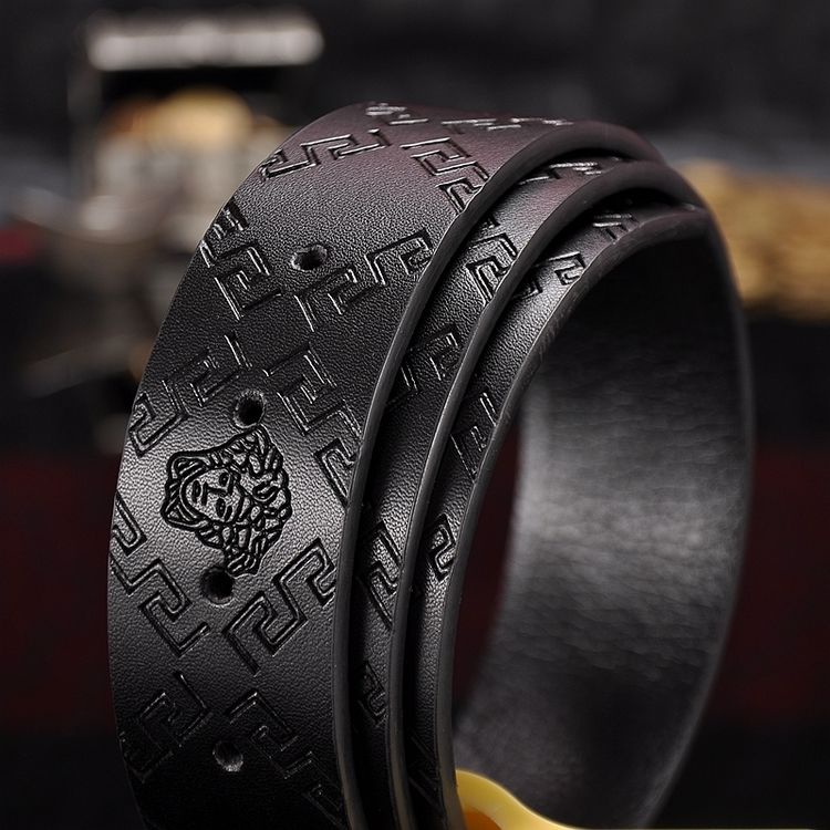 Thắt Lưng Versace Họa Tiết Sọc Caro Thời Trang Cho Nam