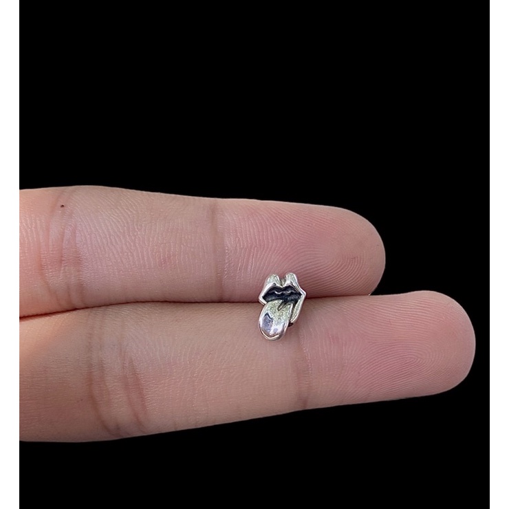 Bông tai chrome hearts ghim không đá