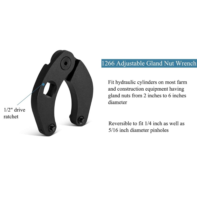 Cờ Lê Đa Năng Màu Đen 11cm 1266 Có Thể Điều Chỉnh Tiện Dụng