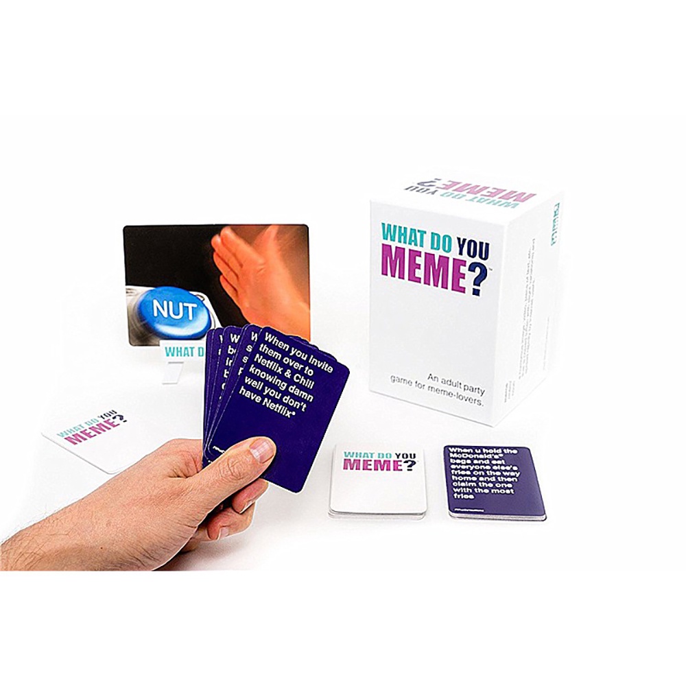 Bộ Bài What Do You Meme Drinking Game Trending Thế Giới 2022 Phiên Bản Tiếng Anh Dành Cho Bữa Tiệc Bạn Bè BG59-1