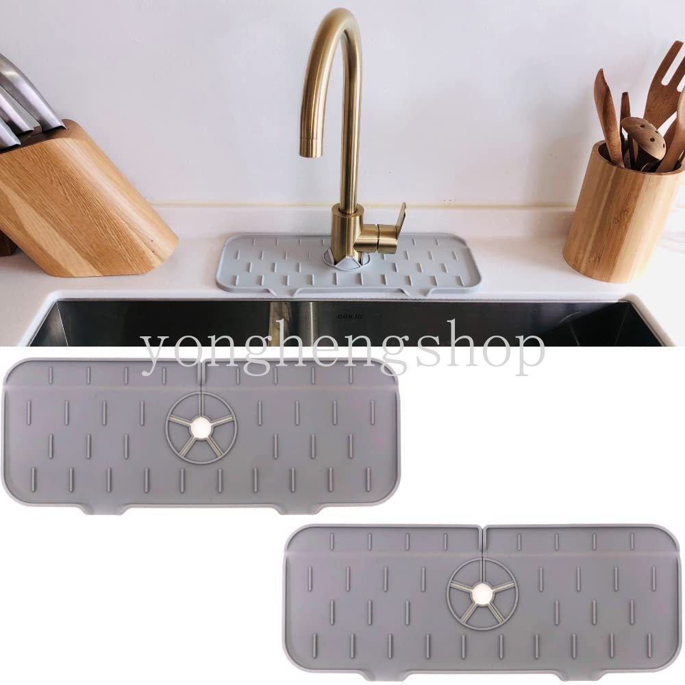 Tấm Đệm Silicone Gắn Vòi Nước Bồn Rửa Nhà Bếp Tiện Dụng