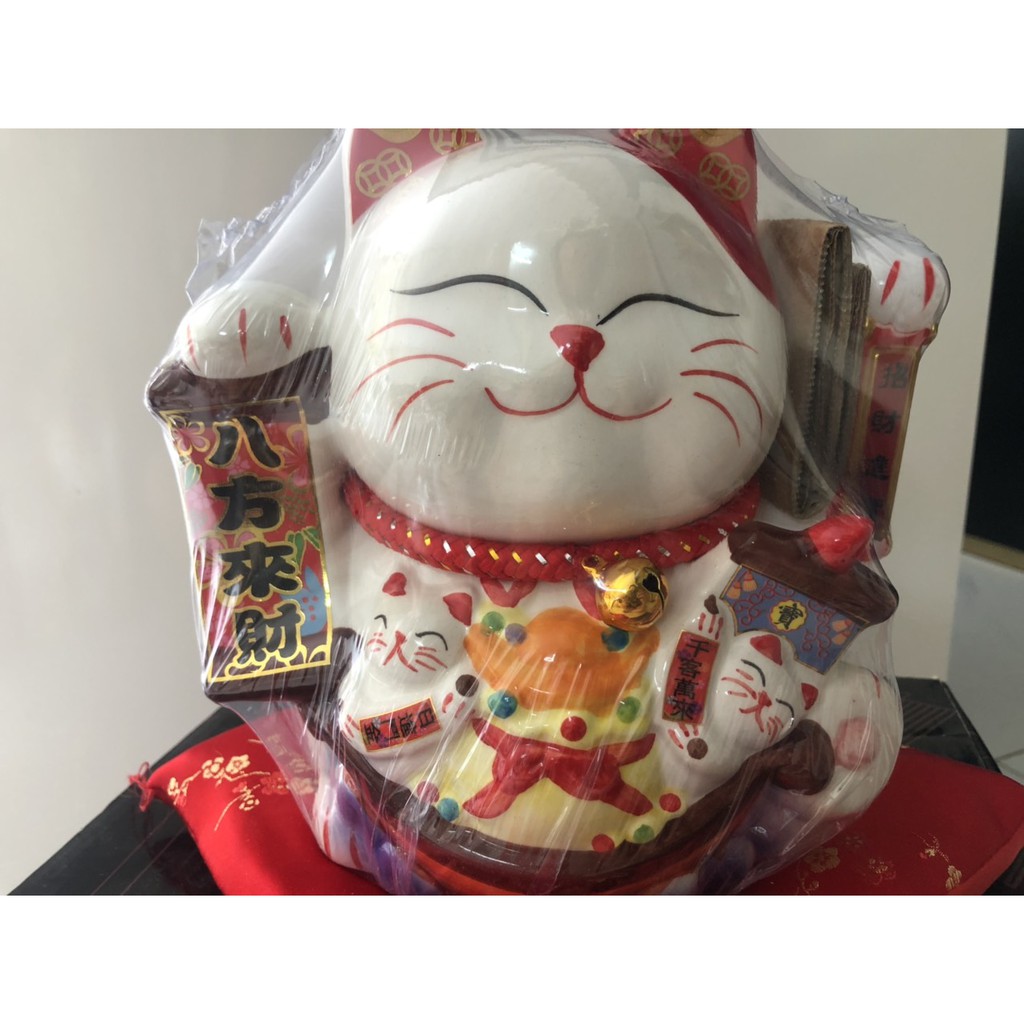 mèo vẫy cỡ đại - mèo vẫy đại phúc - phát tài cao 20cm