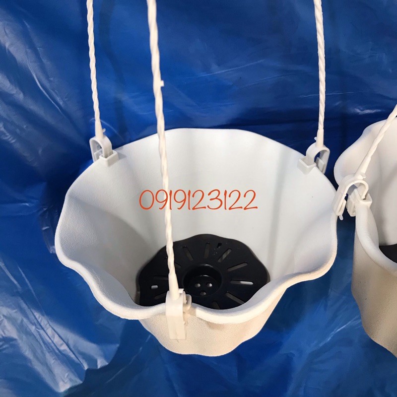 10 chậu nhựa trồng hoa treo sóng
