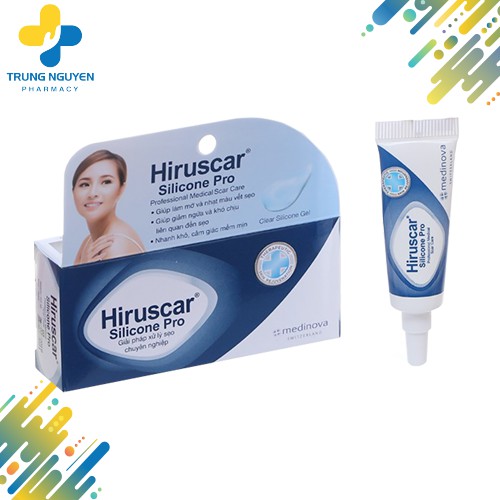 Gel dưỡng ẩm, mờ sẹo Hiruscar Silicone Pro (tuýp 10g)