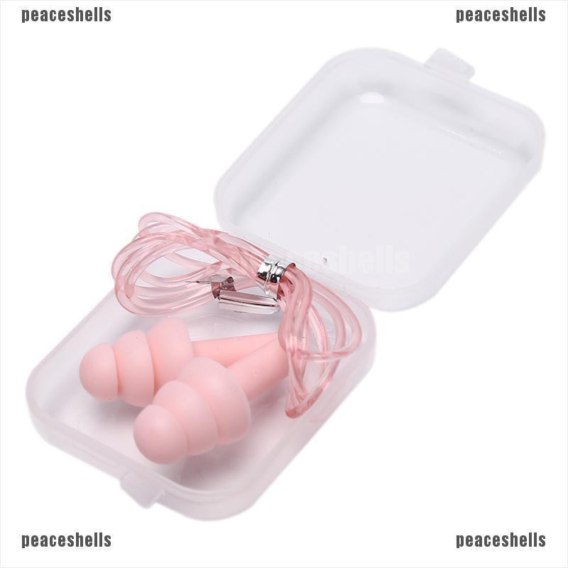 Nút Bịt Tai Chống Ồn Bằng Silicone Có Thể Tái Sử Dụng