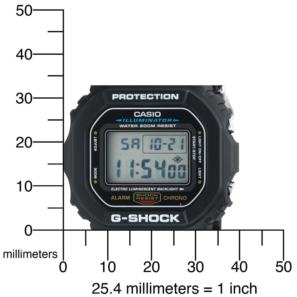 Đồng hồ nam Casio G-Shock DW-5600E-1V Chính hãng - Mặt điện tử vuông dây , Chống nước , bảo hành 12 tháng