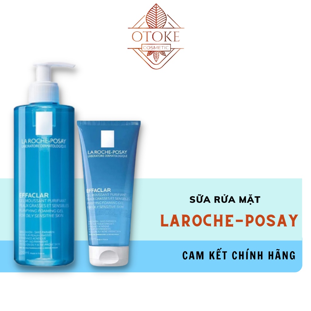 Sữa rửa mặt La Roche Posay Effaclar dạng gel cho da dầu 50ml - 200ml - 400ml