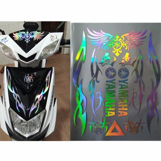 Xe Máy Laser Phản Quang Miếng Dán VR46 Rossi Xe Điện Sửa Đổi Toàn Thân Decal Dán Dành Cho Xe Yamaha Honda
