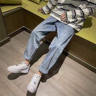Quần Jean Nam Quần Jean Nam ống Rộng ống Suông Thẳng Quần Jean ống Rộng Denim Quần Jean ống Rộng