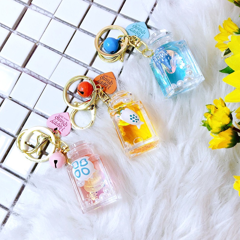 Hoạt Hình Móc Khóa Hình Bình Nước Biển Dễ Thương