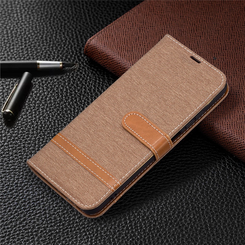 Bao da nắp lật màu tương phản có ngăn để thẻ hỗ trợ chân đế cho Redmi 10 Redmi Note 10 Pro Redmi Note 10S